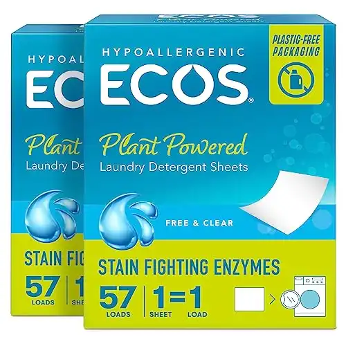 ECOS Laundry Detergent Sheets Vegan