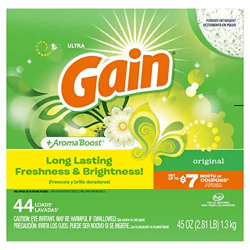GAIN Powder Laundry Detergent for Regular & HE Washers