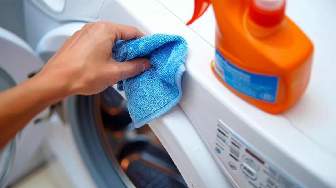Keeping a washing machine pristine with specialized cleaner