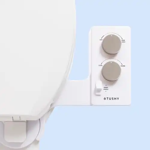 Tushy Spa Warm Water Bidet Attachment. Universal Toilet Fit