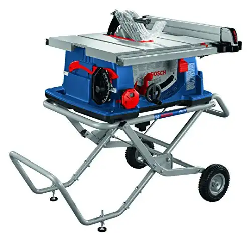 BOSCH 10 In. Worksite Table Saw with Gravity-Rise Wheeled Stand