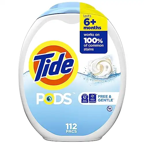 Tide PODS Free and Gentle Laundry Detergent Soap