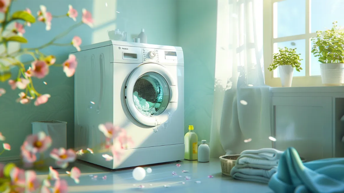 Breeze through laundry day with a clean and fresh-scented washing machine